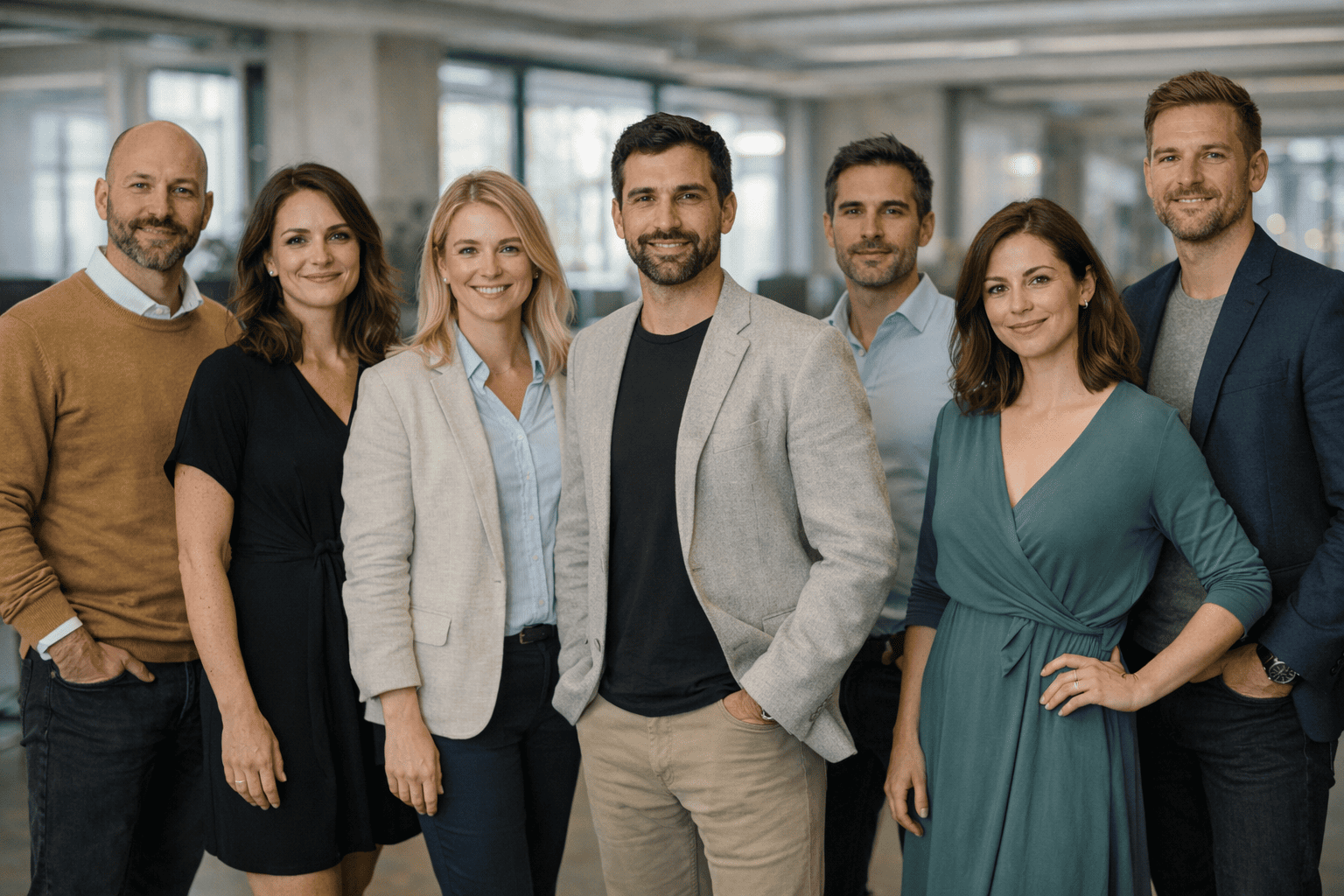 Team working on AI trading platform — Majetkovín